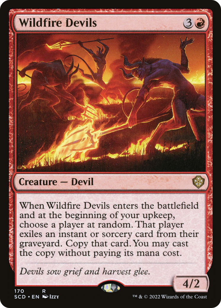 Wildfire Devils [Starter Commander Decks] | Card Merchant Takapuna