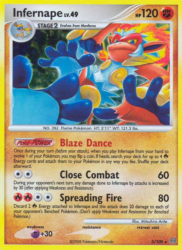 Infernape (3/100) [Diamond & Pearl: Stormfront] | Card Merchant Takapuna