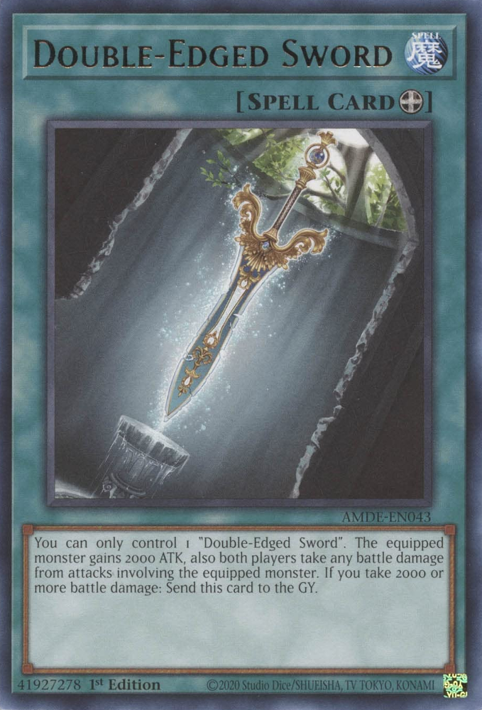 Double-Edged Sword [AMDE-EN043] Rare | Card Merchant Takapuna