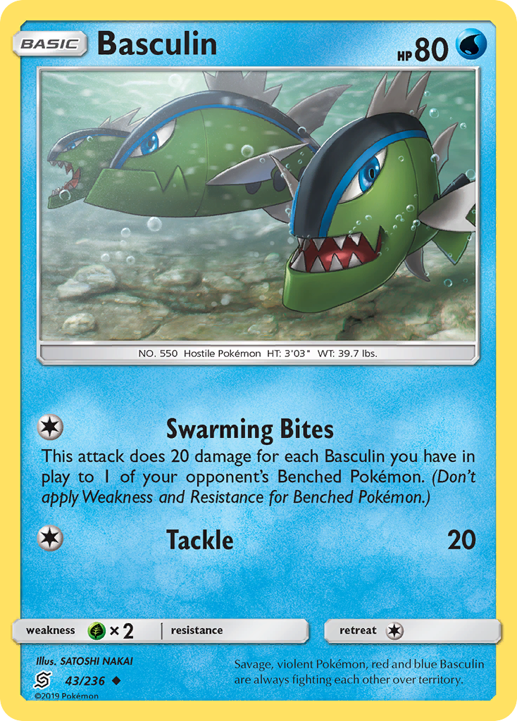 Basculin (43/236) [Sun & Moon: Unified Minds] | Card Merchant Takapuna