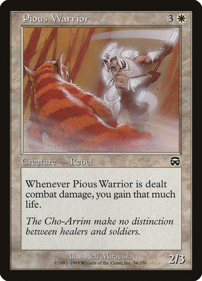 Pious Warrior [Mercadian Masques] | Card Merchant Takapuna