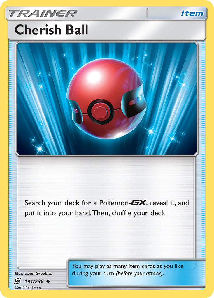 Cherish Ball (191/236) [Sun & Moon: Unified Minds] | Card Merchant Takapuna