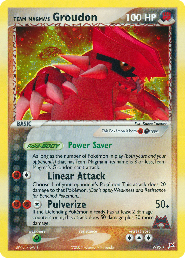 Team Magma's Groudon (9/95) (Theme Deck Exclusive) [EX: Team Magma vs Team Aqua] | Card Merchant Takapuna