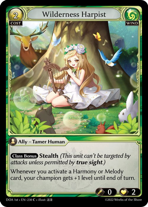 Wilderness Harpist (230) [Dawn of Ashes: 1st Edition] | Card Merchant Takapuna