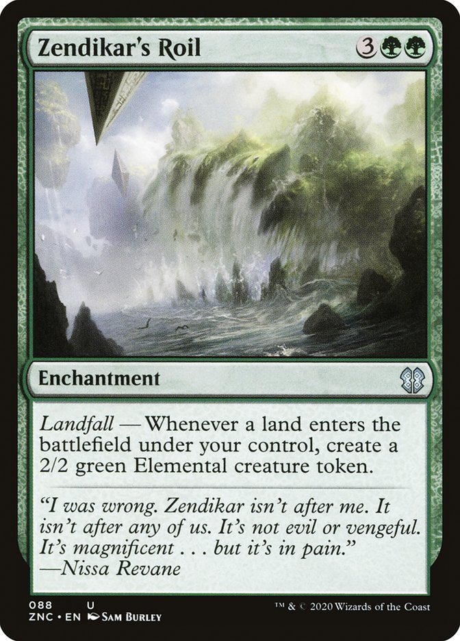 Zendikar's Roil [Zendikar Rising Commander] | Card Merchant Takapuna