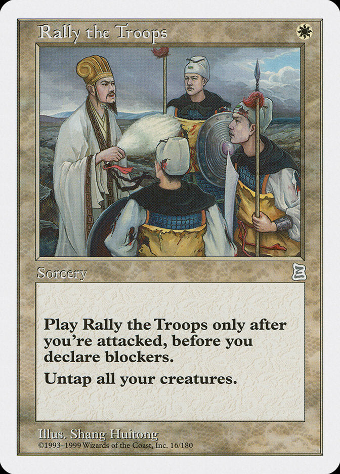 Rally the Troops [Portal Three Kingdoms] | Card Merchant Takapuna