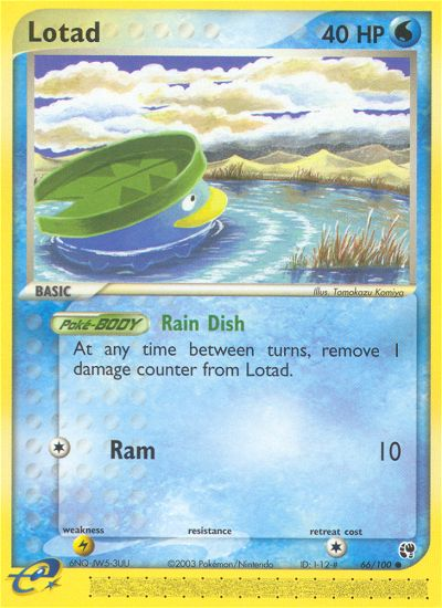Lotad (66/100) [EX: Sandstorm] | Card Merchant Takapuna