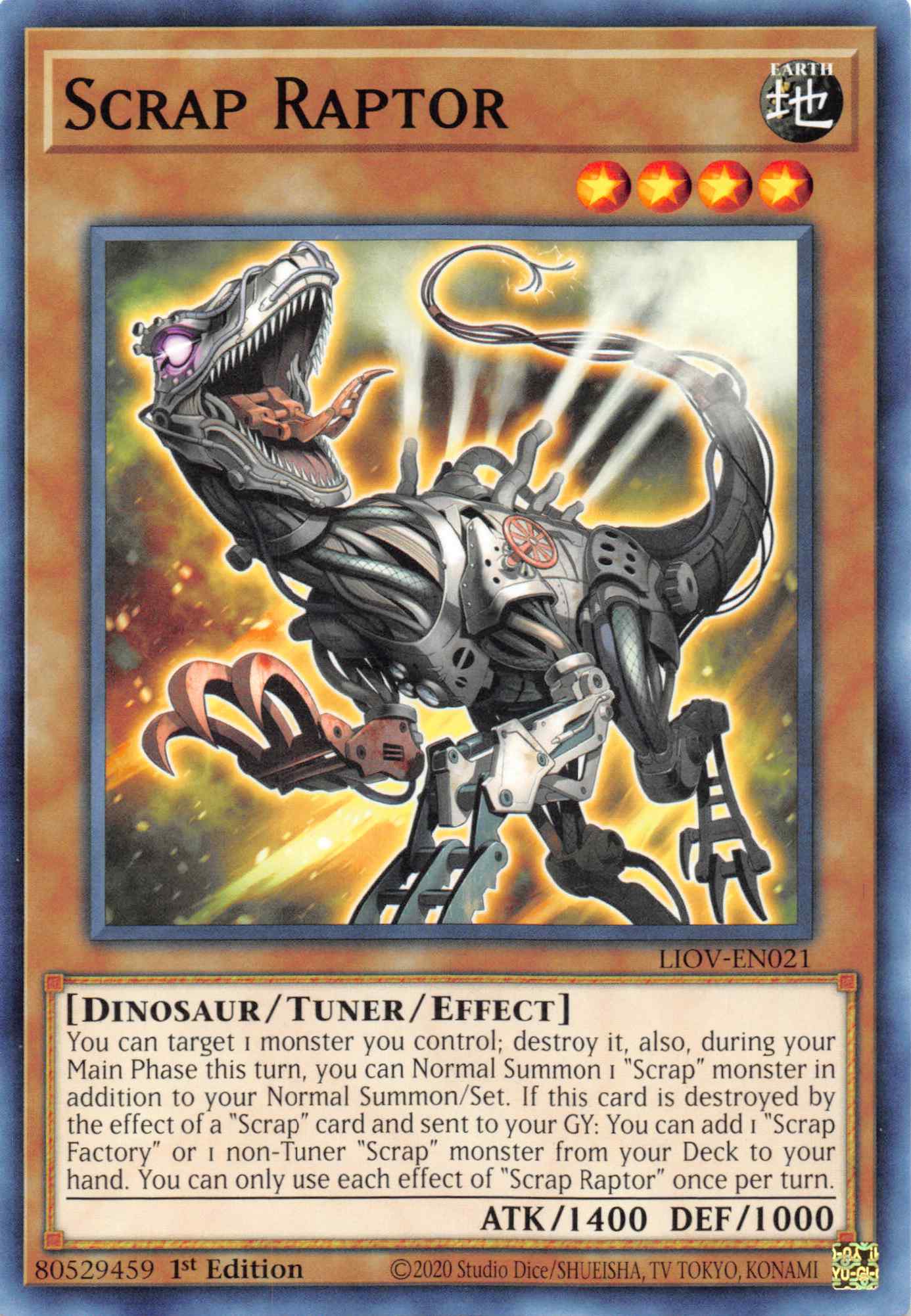 Scrap Raptor [LIOV-EN021] Common | Card Merchant Takapuna