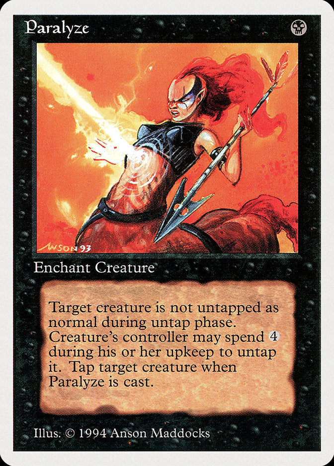 Paralyze [Summer Magic / Edgar] | Card Merchant Takapuna