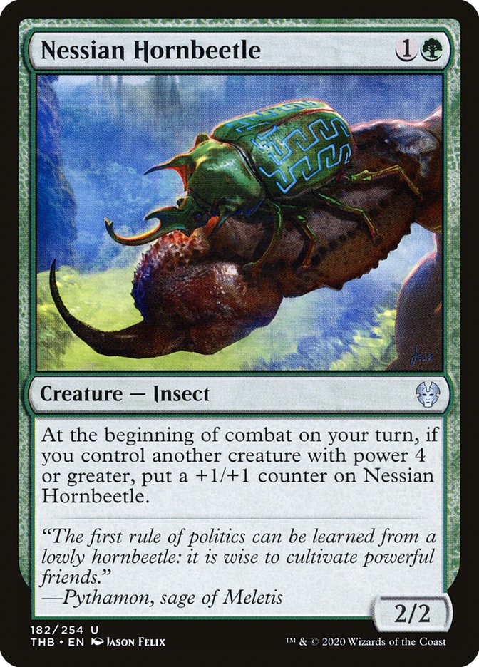 Nessian Hornbeetle [Theros Beyond Death] | Card Merchant Takapuna