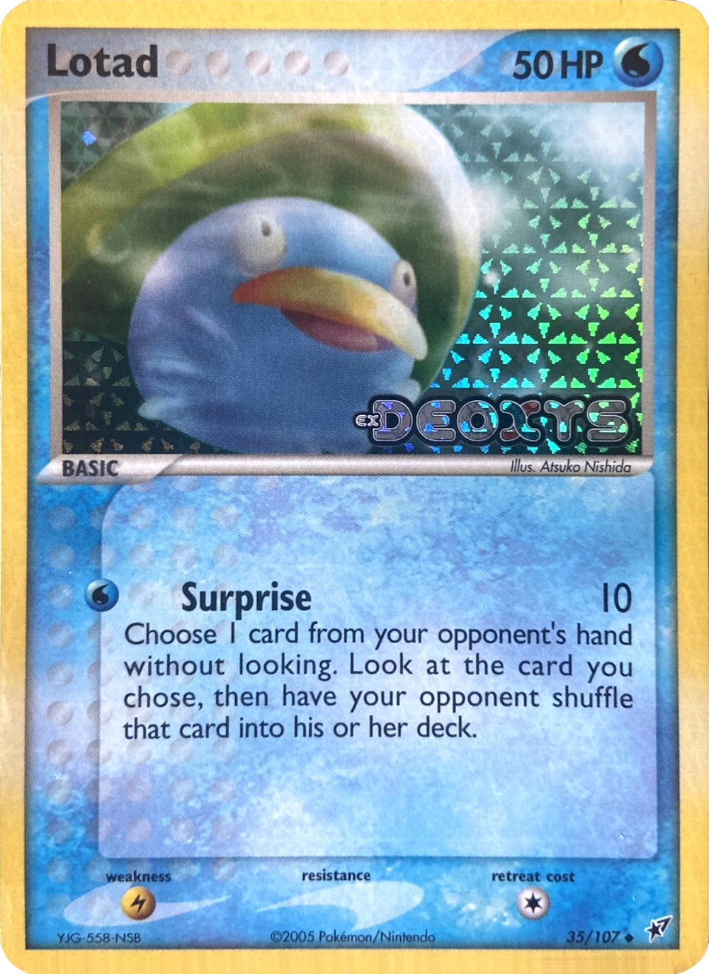 Lotad (35/107) (Stamped) [EX: Deoxys] | Card Merchant Takapuna