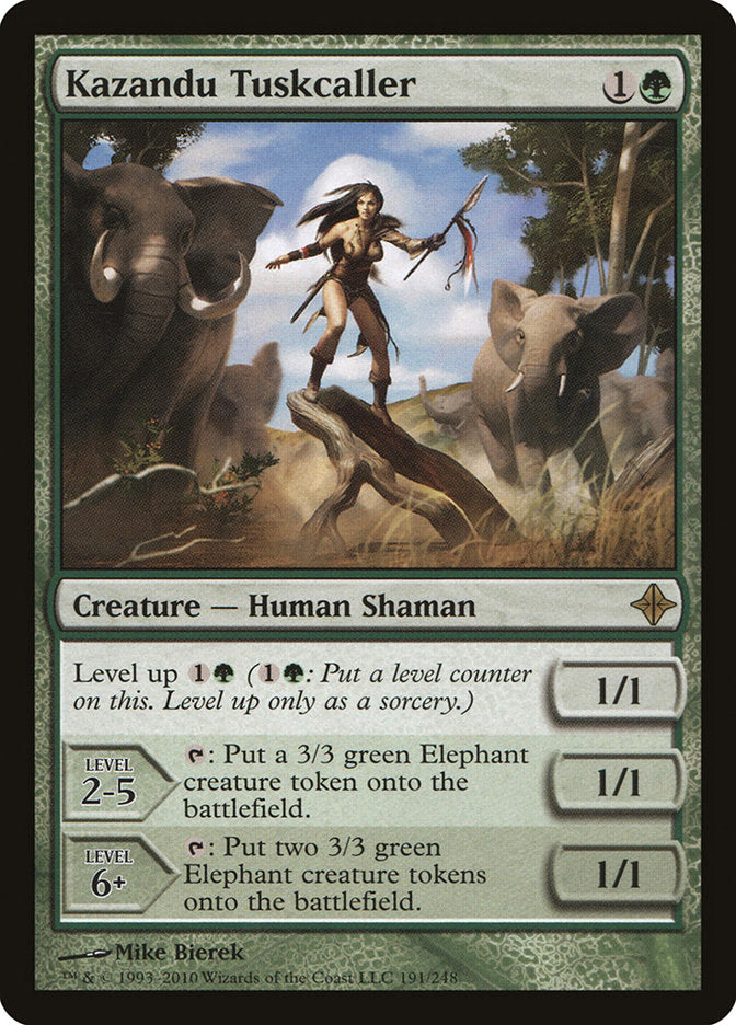 Kazandu Tuskcaller [Rise of the Eldrazi] | Card Merchant Takapuna