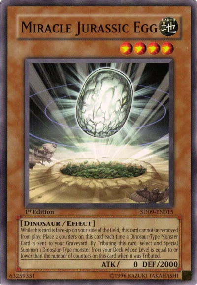 Miracle Jurassic Egg [SD09-EN015] Common | Card Merchant Takapuna
