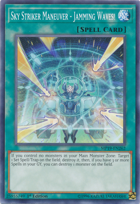Sky Striker Maneuver - Jamming Waves! [MP19-EN262] Common | Card Merchant Takapuna