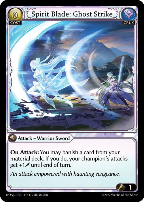 Spirit Blade: Ghost Strike (112) [Dawn of Ashes: Prelude] | Card Merchant Takapuna