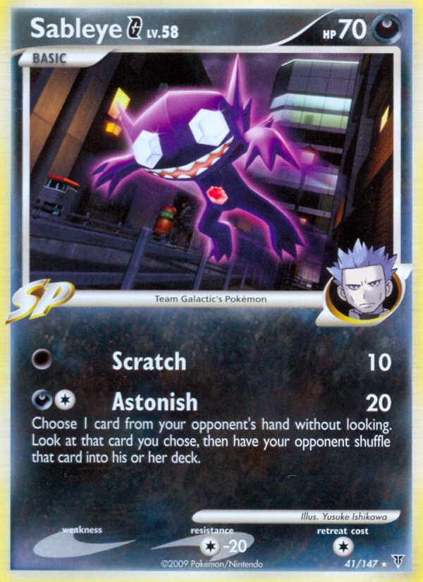 Sableye G (41/147) [Platinum: Supreme Victors] | Card Merchant Takapuna