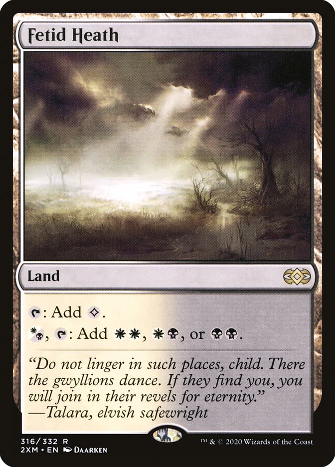 Fetid Heath [Double Masters] | Card Merchant Takapuna