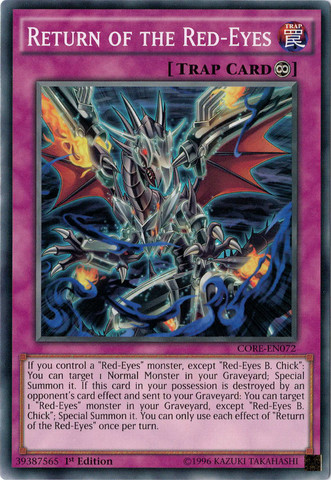 Return of the Red-Eyes [CORE-EN072] Common | Card Merchant Takapuna