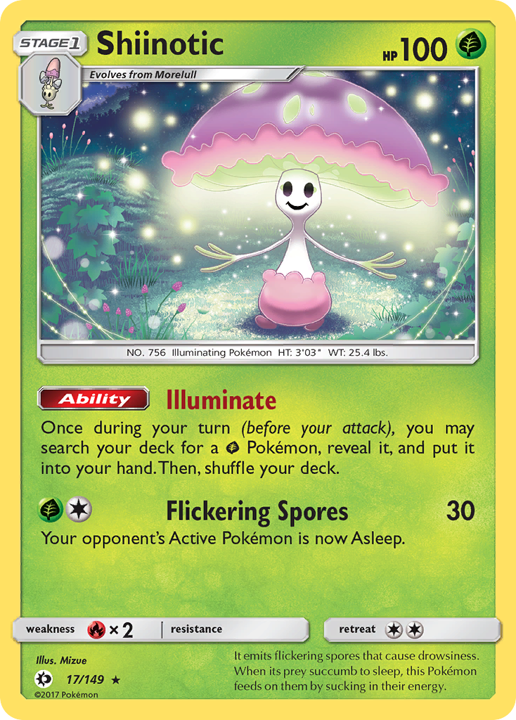 Shiinotic (17/149) [Sun & Moon: Base Set] | Card Merchant Takapuna