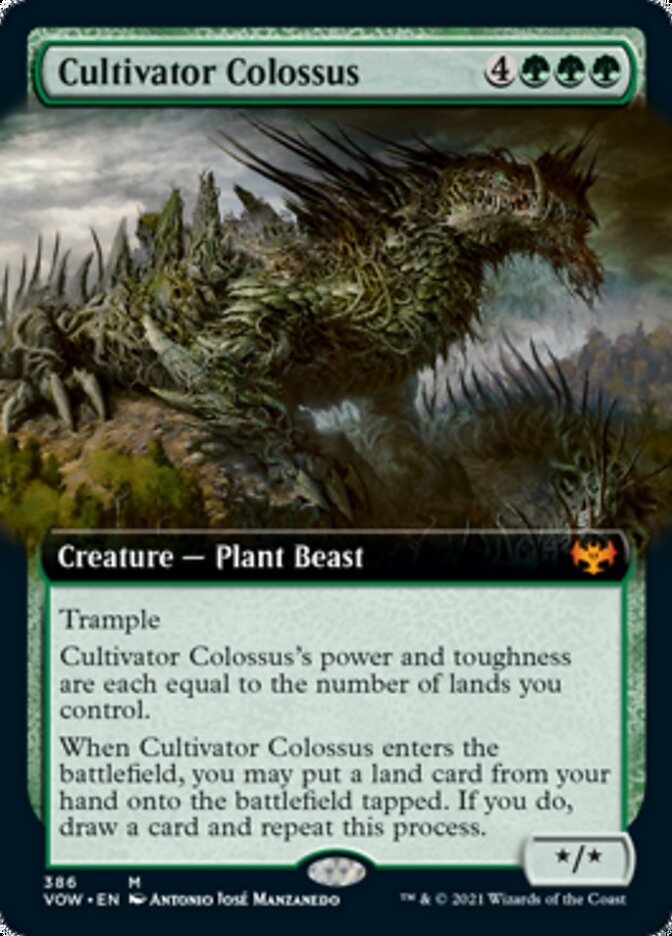 Cultivator Colossus (Extended Art) [Innistrad: Crimson Vow] | Card Merchant Takapuna