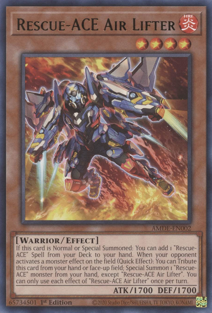 Rescue-ACE Air Lifter [AMDE-EN002] Rare | Card Merchant Takapuna