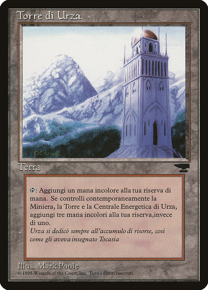 Urza's Tower (Plains) (Italian) - "Torre di Urza" [Rinascimento] | Card Merchant Takapuna