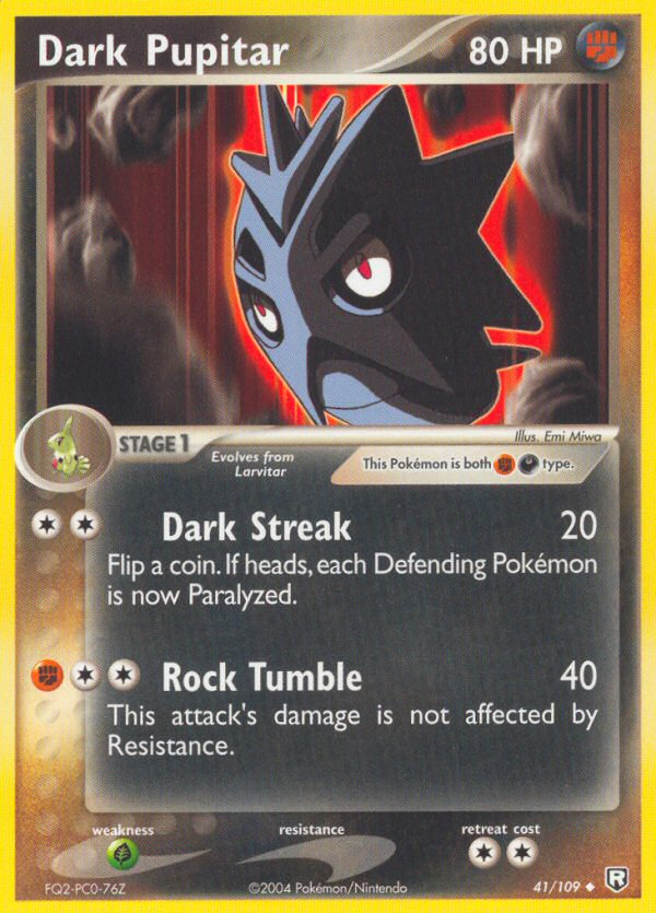 Dark Pupitar (41/109) [EX: Team Rocket Returns] | Card Merchant Takapuna