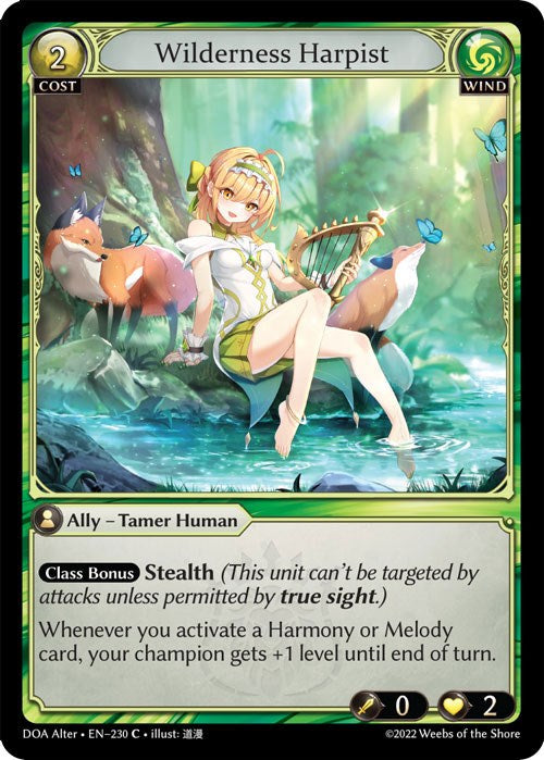 Wilderness Harpist (230) [Dawn of Ashes: Alter Edition] | Card Merchant Takapuna