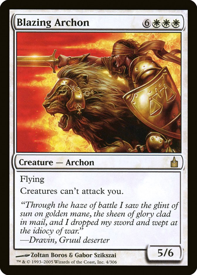 Blazing Archon [Ravnica: City of Guilds] | Card Merchant Takapuna