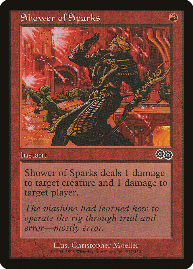 Shower of Sparks [Urza's Saga] | Card Merchant Takapuna