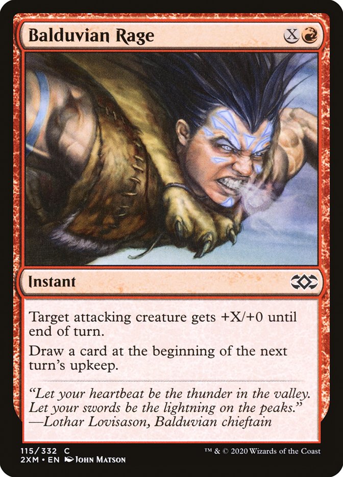 Balduvian Rage [Double Masters] | Card Merchant Takapuna