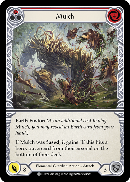 Mulch (Red) [ELE019] (Tales of Aria)  1st Edition Rainbow Foil | Card Merchant Takapuna