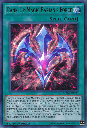 Rank-Up-Magic Barian's Force [MP14-EN036] Ultra Rare | Card Merchant Takapuna