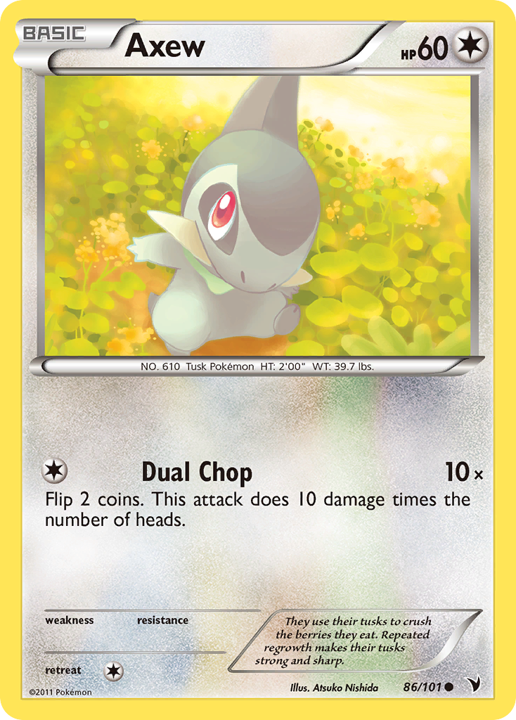 Axew (86/101) [Black & White: Noble Victories] | Card Merchant Takapuna