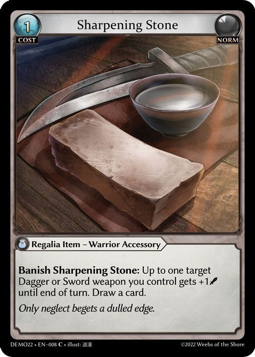 Sharpening Stone (008) [2022 Demo Deck] | Card Merchant Takapuna