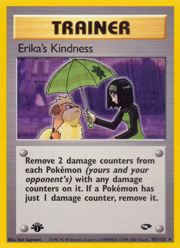 Erika's Kindness (103/132) [Gym Challenge 1st Edition] | Card Merchant Takapuna
