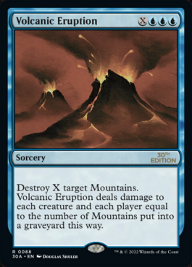 Volcanic Eruption [30th Anniversary Edition] | Card Merchant Takapuna