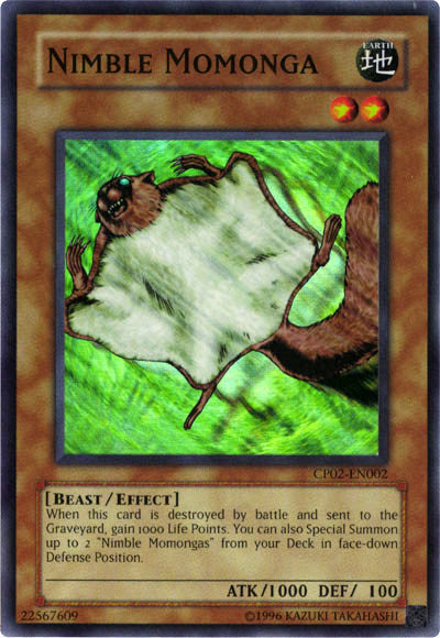 Nimble Momonga [CP02-EN002] Super Rare | Card Merchant Takapuna