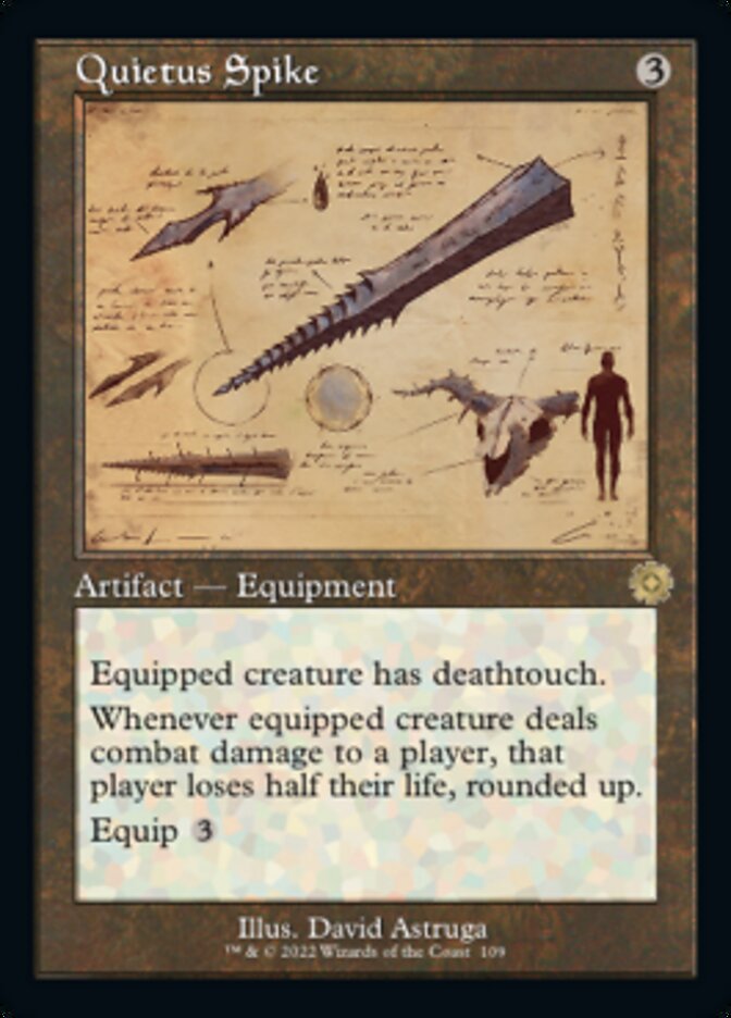 Quietus Spike (Retro Schematic) [The Brothers' War Retro Artifacts] | Card Merchant Takapuna