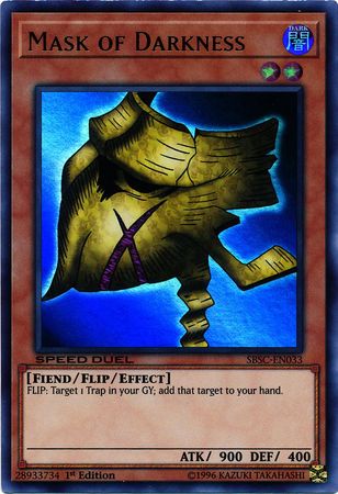 Mask of Darkness [SBSC-EN033] Ultra Rare | Card Merchant Takapuna