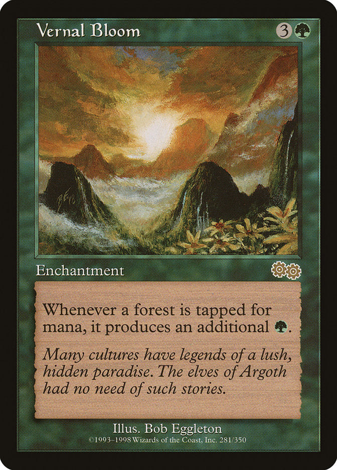 Vernal Bloom [Urza's Saga] | Card Merchant Takapuna