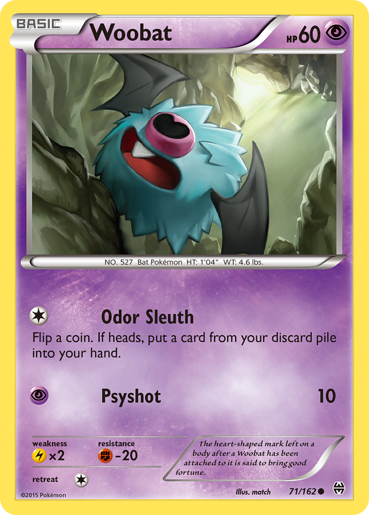 Woobat (71/162) [XY: BREAKthrough] | Card Merchant Takapuna