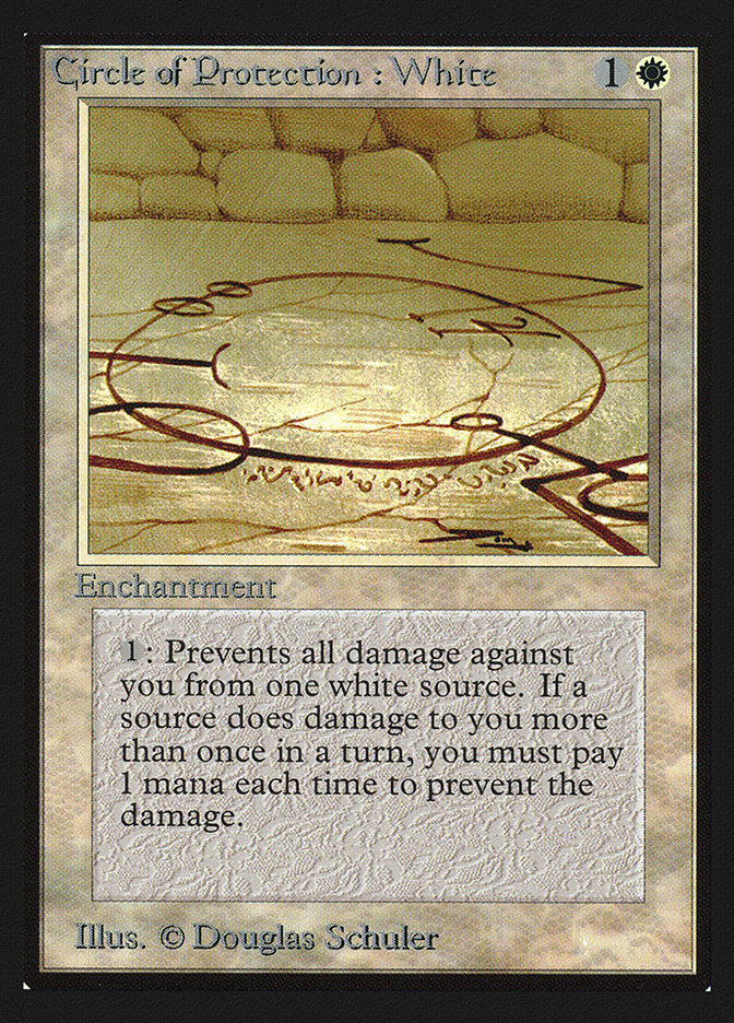Circle of Protection: White [International Collectors' Edition] | Card Merchant Takapuna