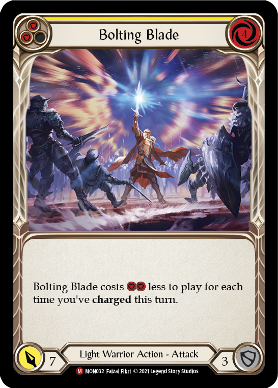 Bolting Blade [MON032-RF] (Monarch)  1st Edition Rainbow Foil | Card Merchant Takapuna