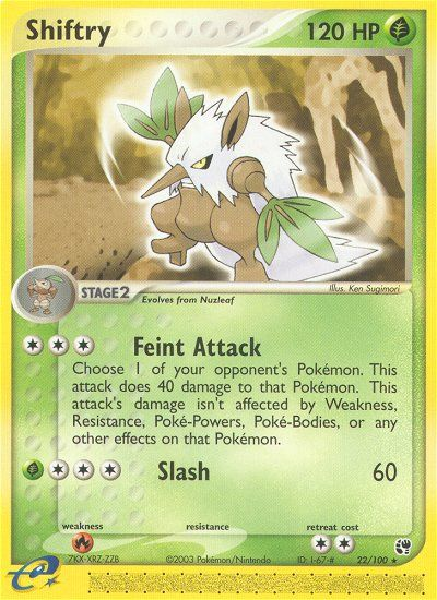 Shiftry (22/100) [EX: Sandstorm] | Card Merchant Takapuna