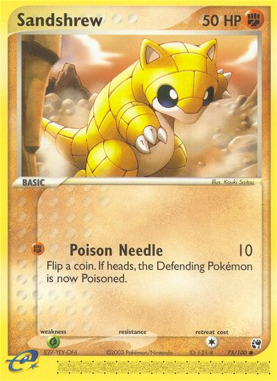 Sandshrew (75/100) [EX: Sandstorm] | Card Merchant Takapuna