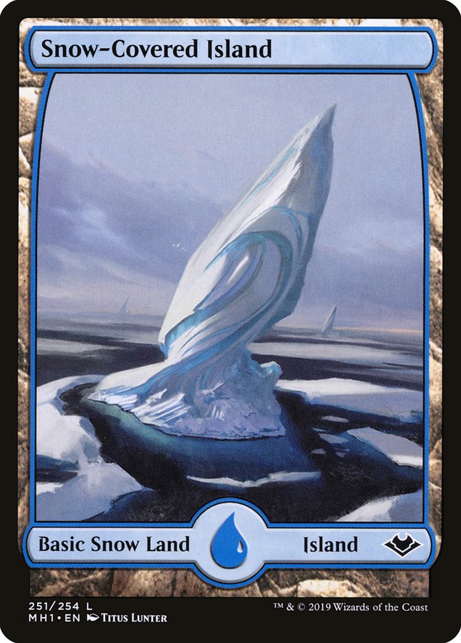 Snow-Covered Island [Modern Horizons] | Card Merchant Takapuna