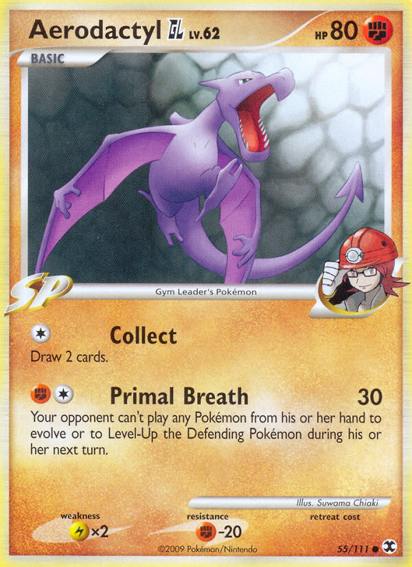 Aerodactyl GL (55/111) [Platinum: Rising Rivals] | Card Merchant Takapuna