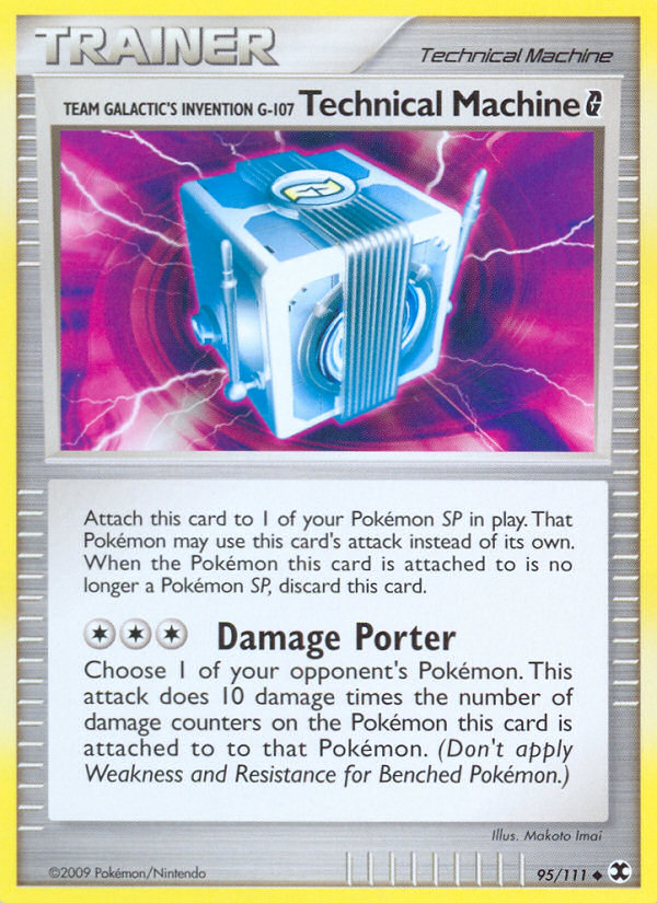 Team Galactic's Invention G-107 Technical Machine (95/111) [Platinum: Rising Rivals] | Card Merchant Takapuna