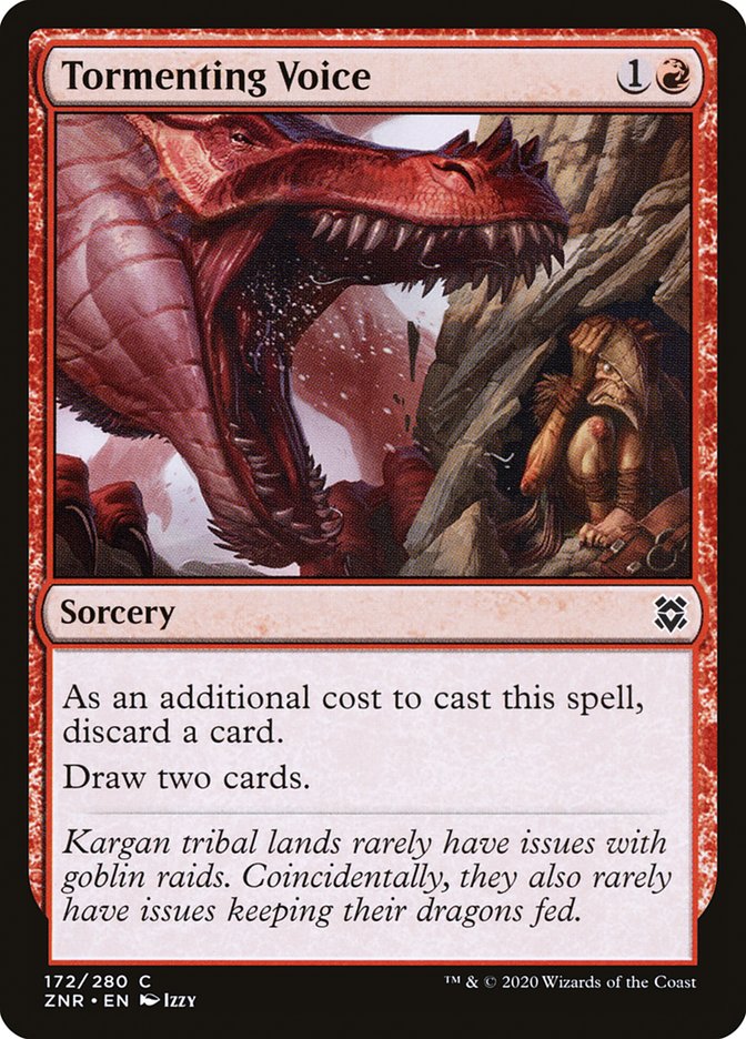 Tormenting Voice [Zendikar Rising] | Card Merchant Takapuna